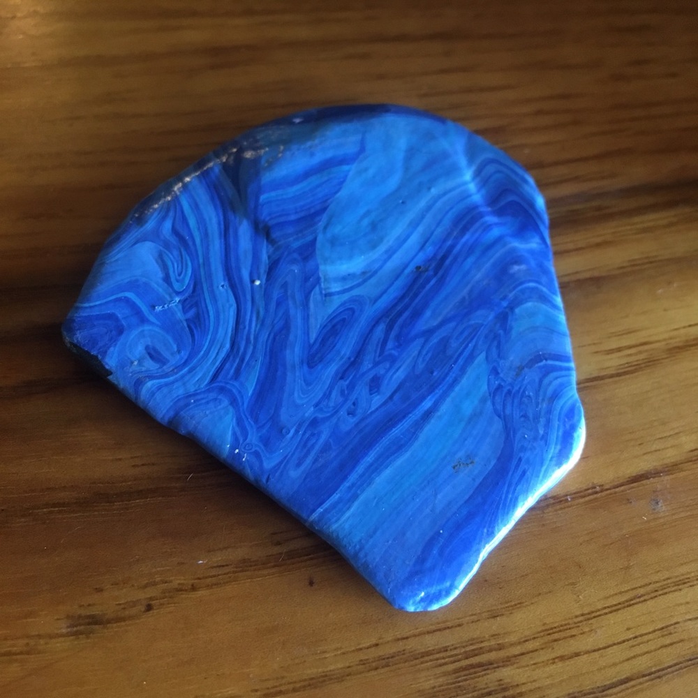 *SOLD* ⚜️ Hand Painted Rock - Slate ⚜️